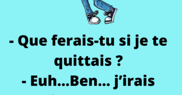 Un gars essaie désespérément de reconquérir son ex. Elle lui dit